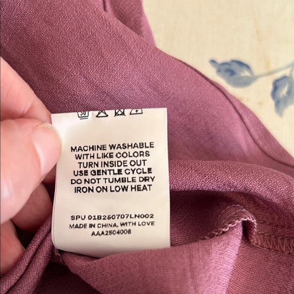 BloomChic Dusty Purple Boho Lace Tie Neck Blouse New 22-24 (3X) - Picture 9 of 10